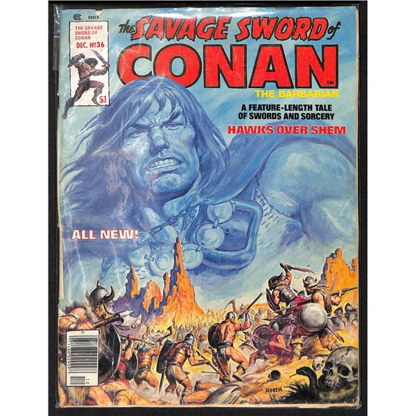 The Savage Sword Of Conan The Barbarian #36