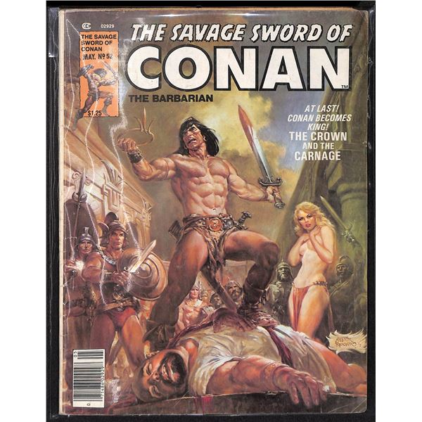 The Savage Sword Of Conan The Barbarian #52