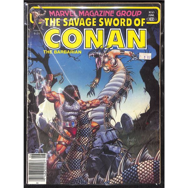 The Savage Sword Of Conan The Barbarian #65
