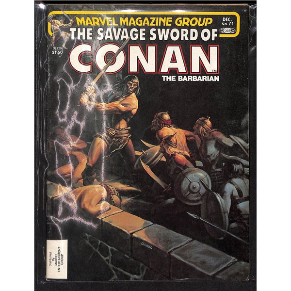 The Savage Sword Of Conan The Barbarian #71