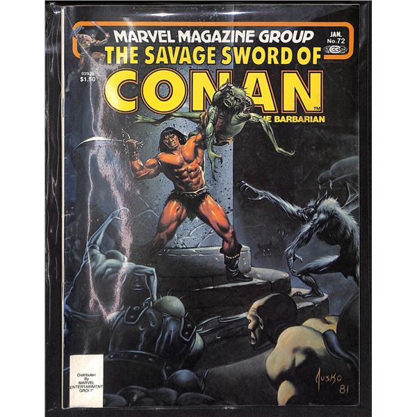 The Savage Sword Of Conan The Barbarian #72