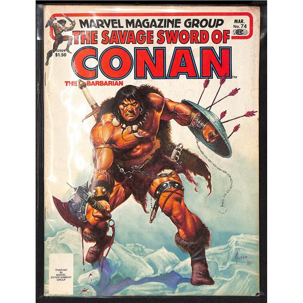 The Savage Sword Of Conan The Barbarian #74