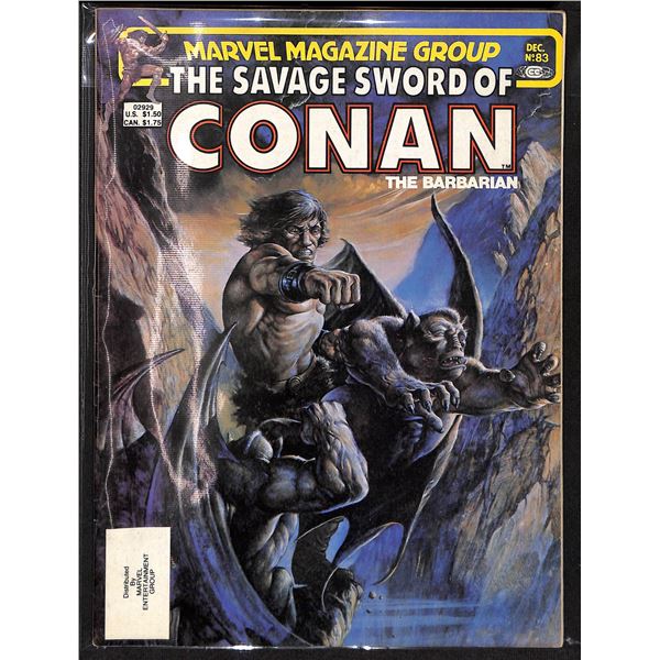 The Savage Sword Of Conan The Barbarian #83