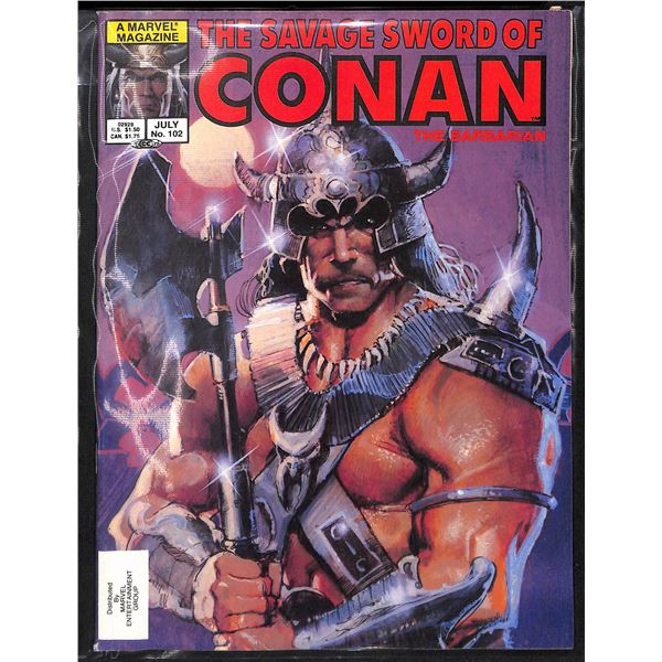 The Savage Sword Of Conan The Barbarian #102
