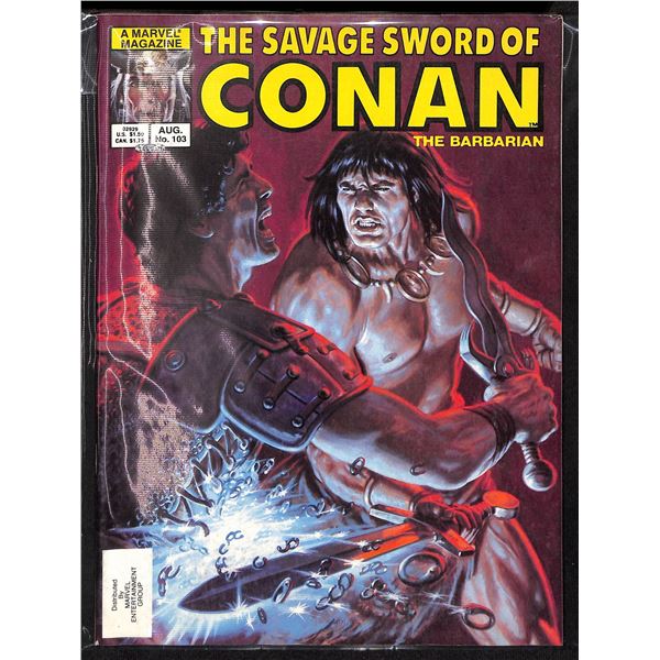 The Savage Sword Of Conan The Barbarian #103
