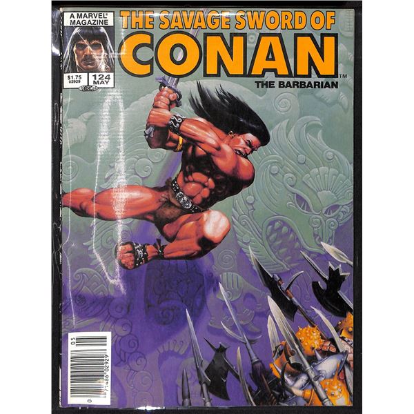 The Savage Sword Of Conan The Barbarian #124