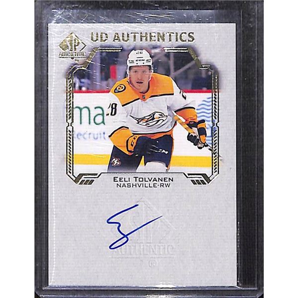 2021-22 SP Authentic Eeli Tolvanen Auto