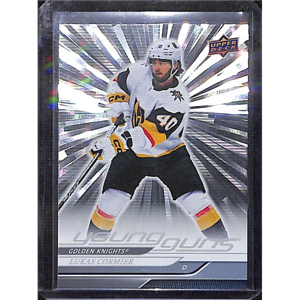 2024-25 Upper Deck Series 1 Young Guns Outburst Silver Lukas Cormier #249