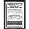 Image 2 : 1993 Coliseum Video Wrestle Mania IV Limited Edition Card