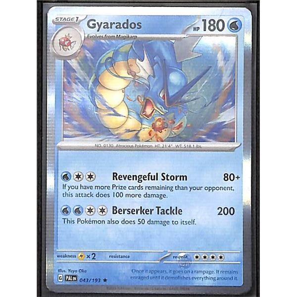 Pokemon Gyarados - 43/193 Rare HOLO Paldea Evolved
