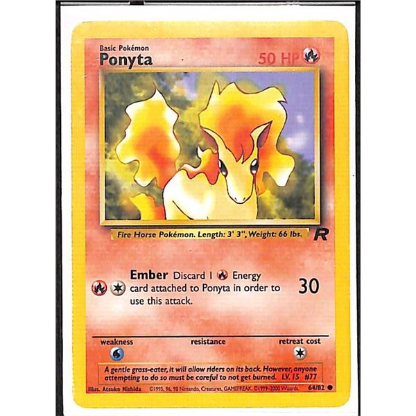 Pokemon Ponyta - 64/82 - Common - Unlimited Team Rocket