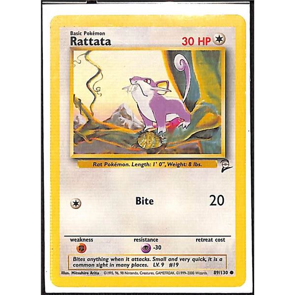 Pokemon Rattata - 89/130 - Common Base Set 2