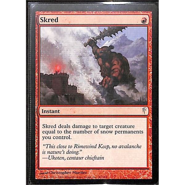 Magic the Gathering Skred Coldsnap