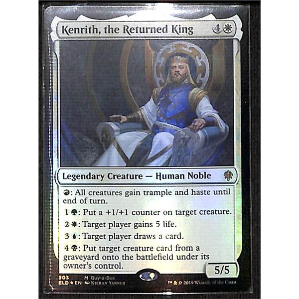 Magic the Gathering Kenrith, the Returned King FOIL Throne of Eldraine