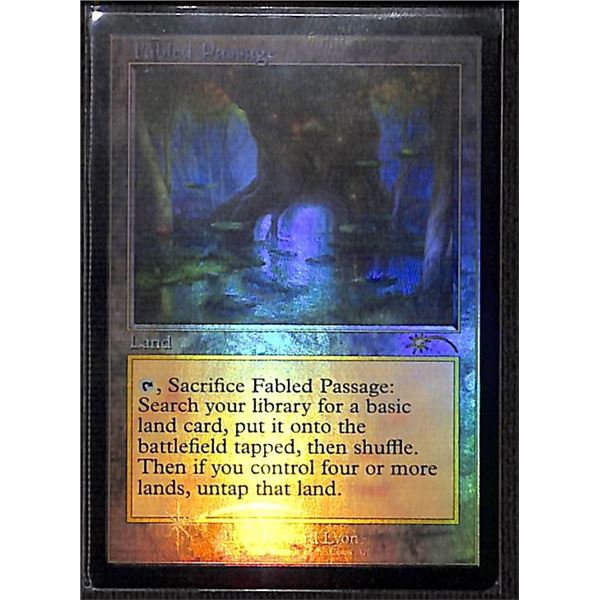Magic the Gathering Fabled Passage FOIL Retro Frame Wizards Play Network 2021
