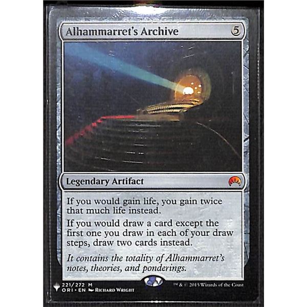 Magic the Gathering Alhammarret's Archive The List
