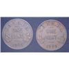Image 1 : 2x Canadian Pennies 1934