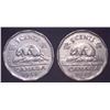 Image 1 : 2x Canadian Nickels 1948