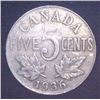 Image 1 : 1936 Canadian 5 Cent Coin