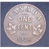 Image 1 : 1928 Canadian Penny One Cent Coin