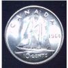 Image 1 : 1964 Canadian Silver 10 Cent Coin