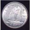 Image 1 : 1965 Canadian Silver 10 Cent Coin