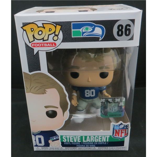 New Funko Pop Football Steve Largent #86 BV $30