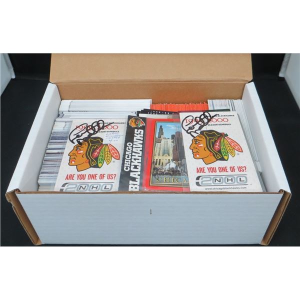 100+ Hockey Program Schedules Including Autographed Ones