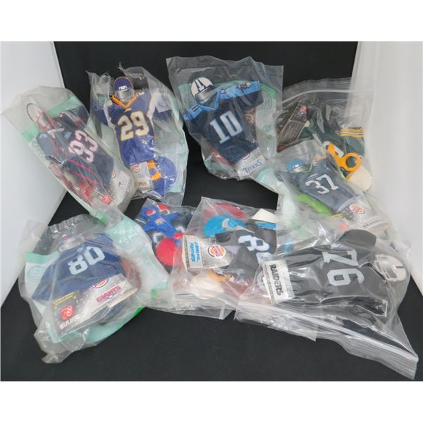 Collection Of Burger King NFL Mini Player Jerseys