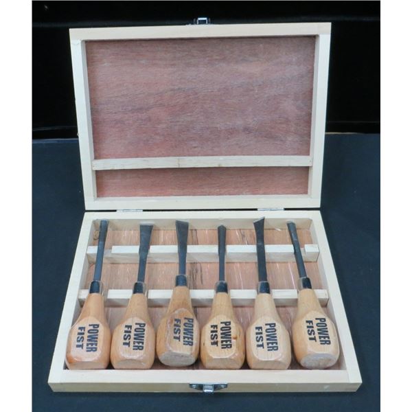 Power Fist 6 Piece Wood Carving Chisel Set