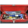 Image 2 : Red Metal Tool Box With Contents