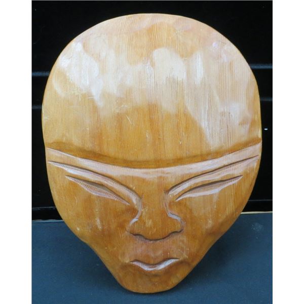 Hand Carved Mask 9" long x 7" wide