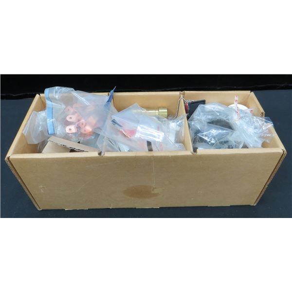 Estate Garage Lot With Lots Of new Items Copper Clamps, Electronic Ignitor & More