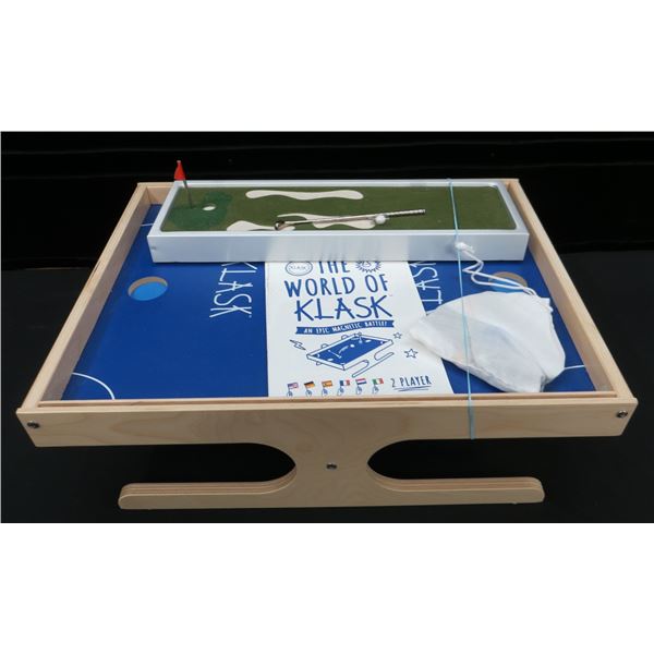 Klask Table Top Magnetic Game & Mini Golf Game