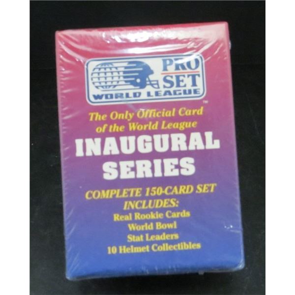 1991 Pro Set World League Inaugural Series Football Card Set Factory Sealed