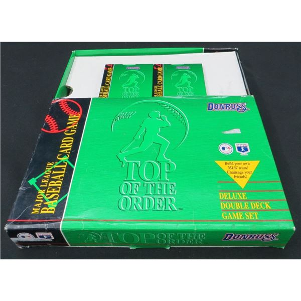 1995 Donruss Top of the Order Baseball Card Game (Deluxe Double Deck Set)