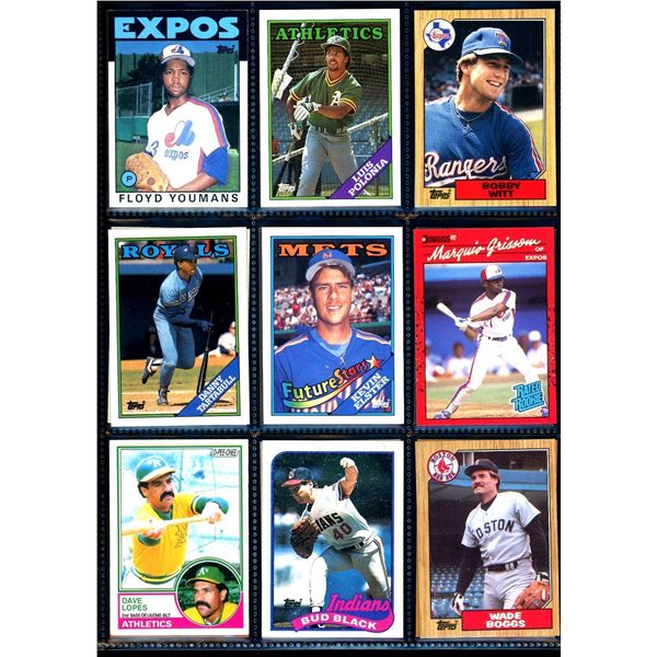 Lot of 18 Various Vintage Baseball Cards Various Players & Teams