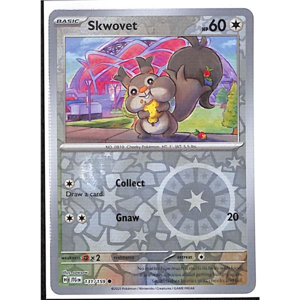 Pokemon Skwovet - 131/159 Reverse Holo Journey Together