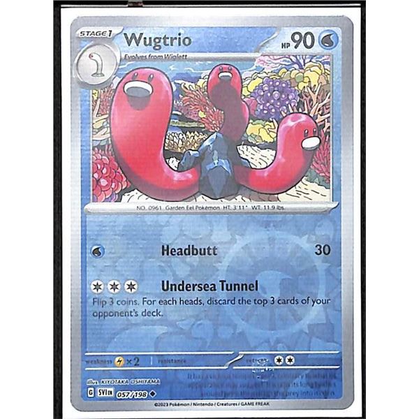 Pokemon Wugtrio - 057/198 - Reverse Holo Scarlet & Violet