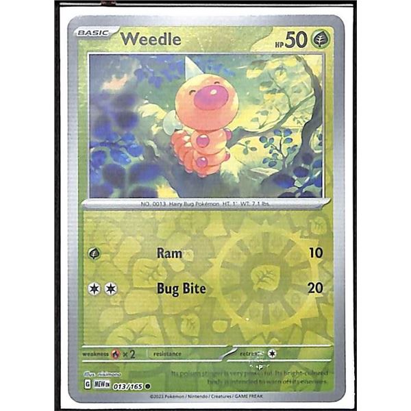 Pokemon Weedle - 013/165 - Reverse Holo 151