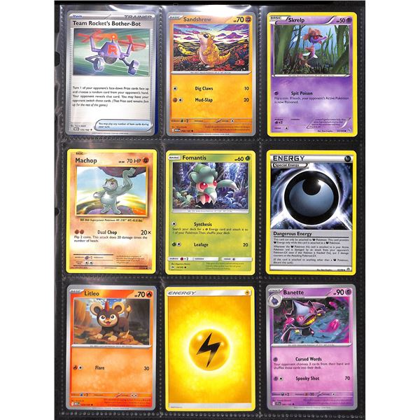 Lot Of 18 Various Pokemon Collector Cards