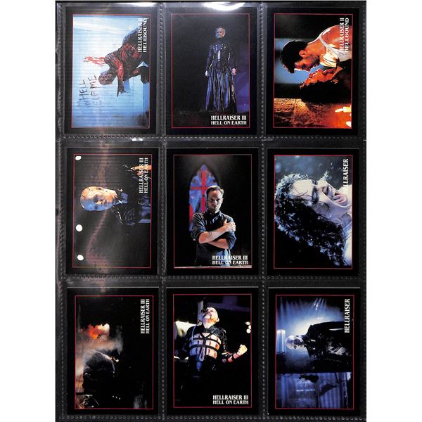 Lot Of 9 Various Hellraiser Collector Cards