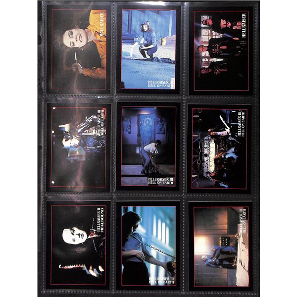 Lot Of 9 Various Hellraiser Collector Cards