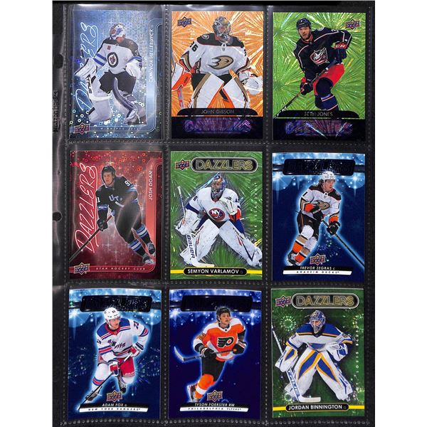 Lot of 9 Various Dazzlers Various Colours Teams & Players
