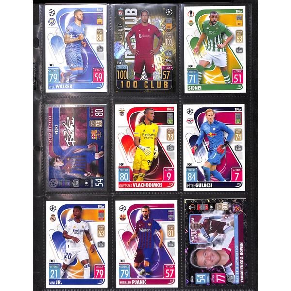 Topps Match Attax Soccer TCG Collector Regular & Foil Cards