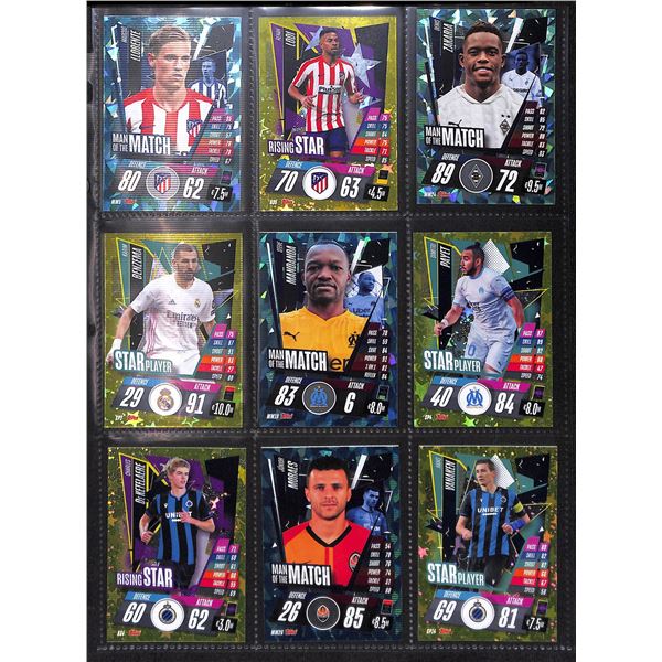 Topps Match Attax Soccer TCG Collector All Foil Cards