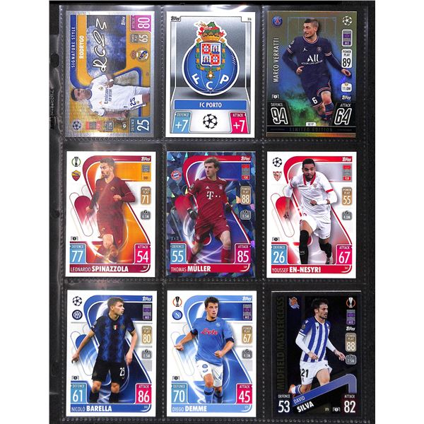 Topps Match Attax Soccer TCG Collector Regular & Foil Cards
