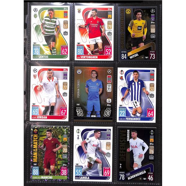 Topps Match Attax Soccer TCG Collector Regular & Foil Cards