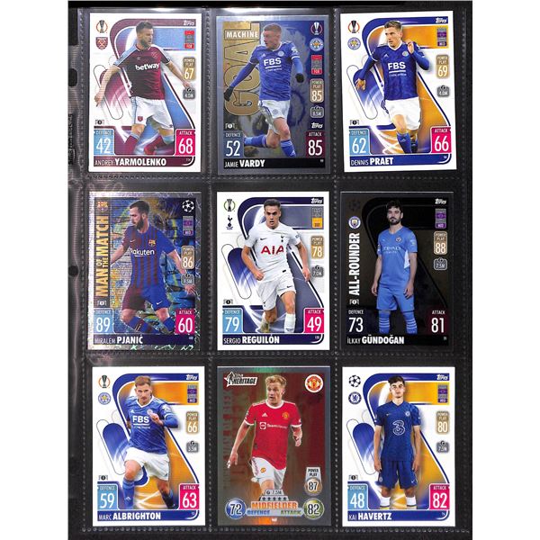 Topps Match Attax Soccer TCG Collector Regular & Foil Cards