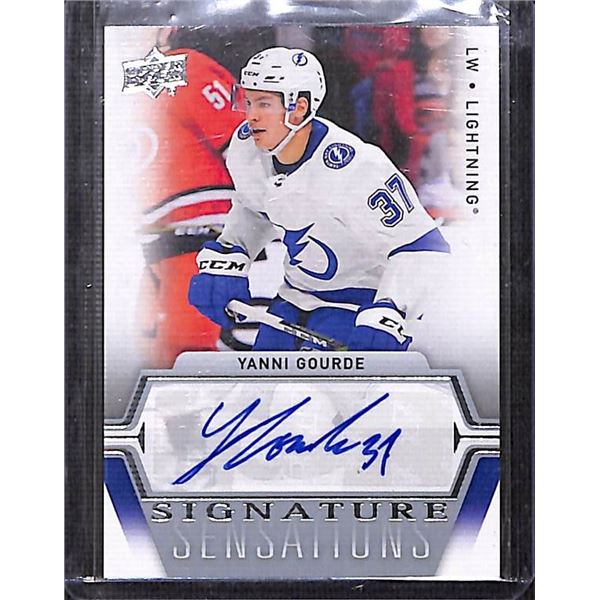 2020-21 UD Series 2 Signature Sensations Auto Yanni Gourde